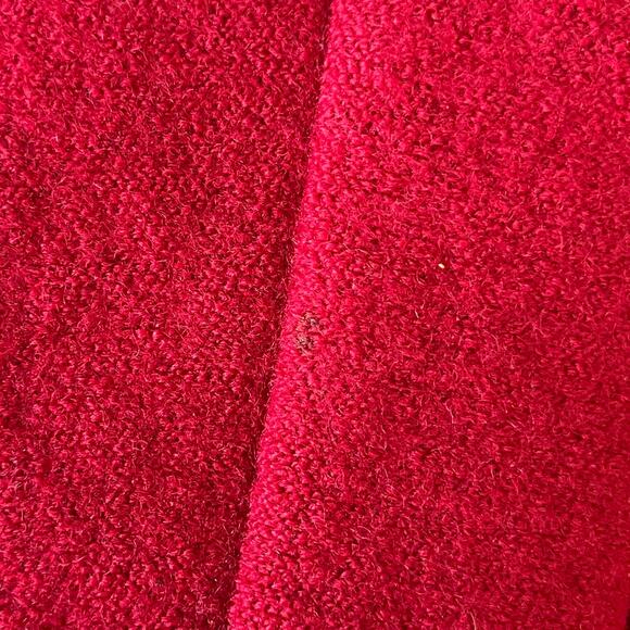 Vintage Y2K Geiger Collections Red and Gray Wool Goat Coat Size XL - Picture 8 of 8